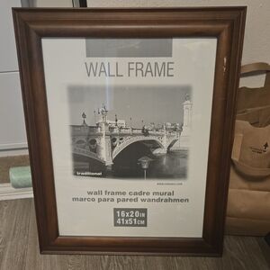 Brown Wooden Wall Frame 16x20
